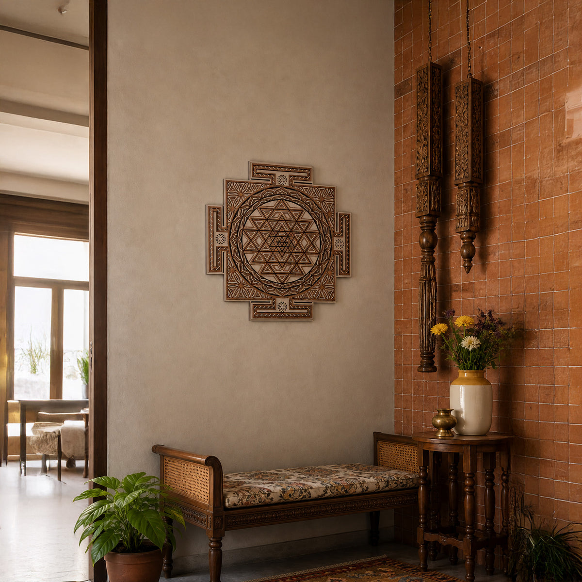Shree Yantra Sacred Wall Art