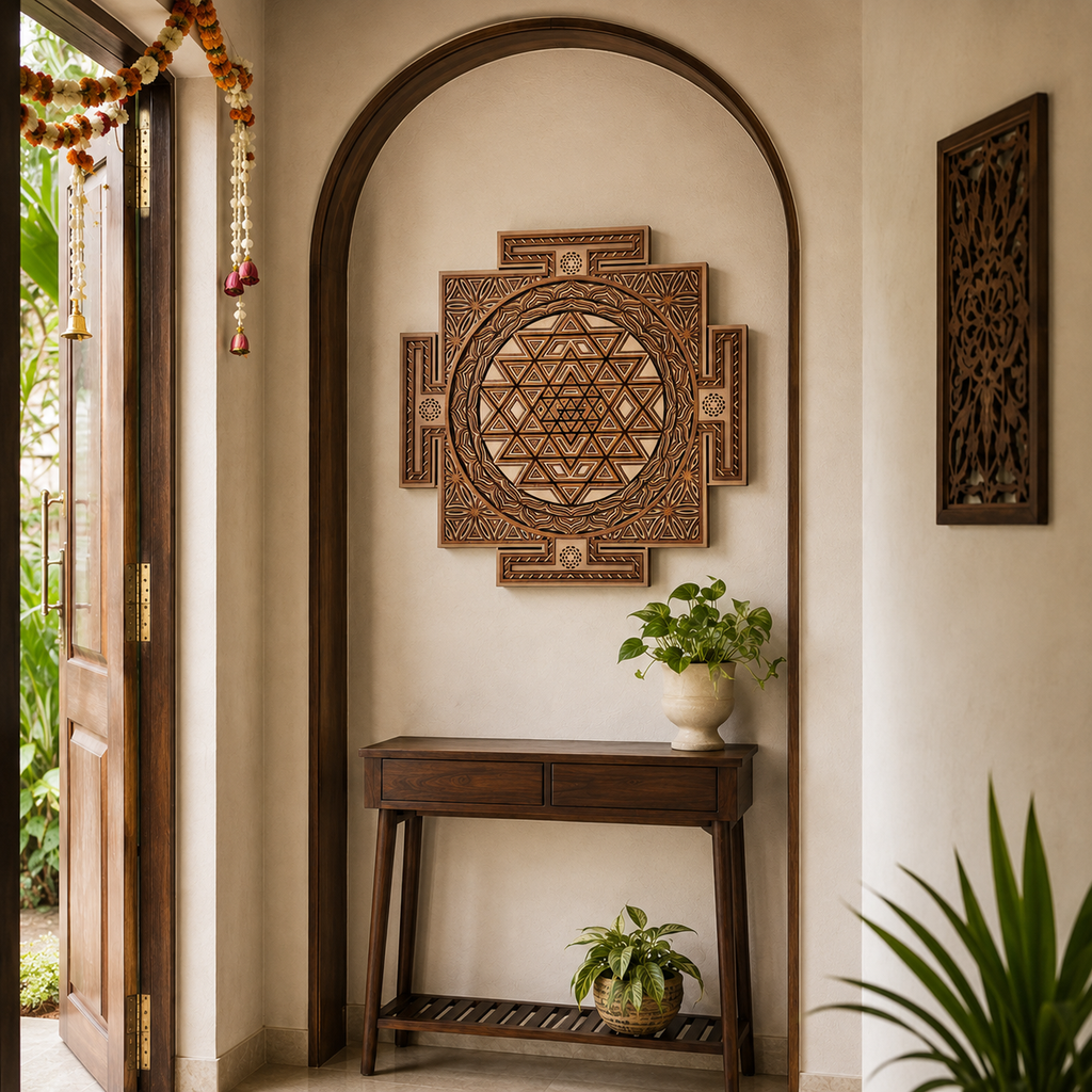 Shree Yantra Sacred Wall Art