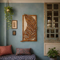 3D Layered Wood Feather Sculpture